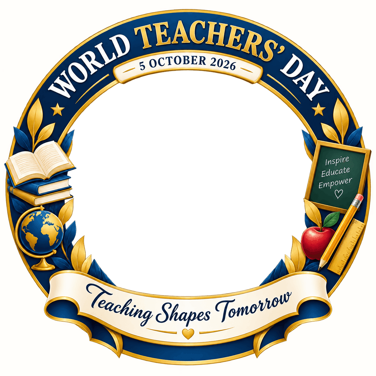 Celebrate the Teachers Who Shape Tomorrow frame